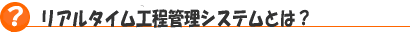 リアルタイム工程管理システム